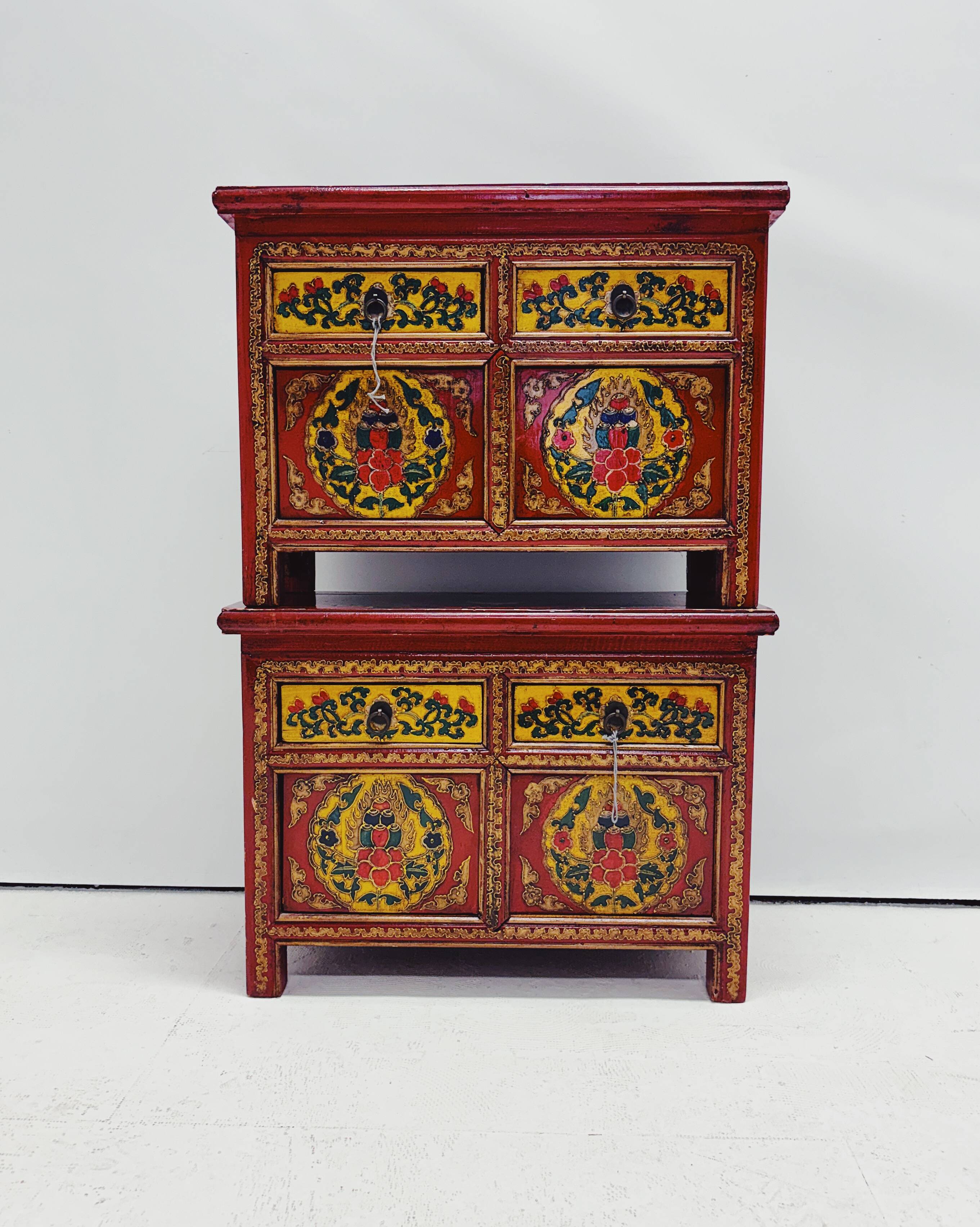 Tibetan Bedside Tables