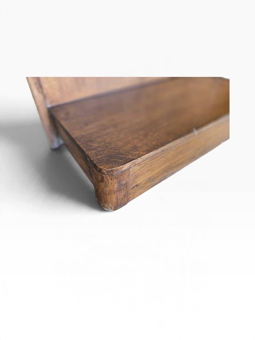 Vintage XL wall coat rack in wood for entrance / Wall coat rack