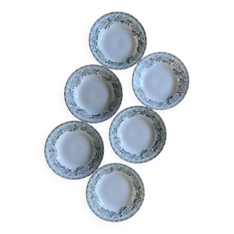 Lot 6 soup plates Guadeloupe Saint Amand