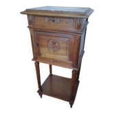 Antique wooden bedside table