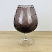 Empoli vase Italian purple glass 30 cm