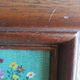 Painting oil painting bouquet wood frame signed pagano