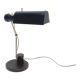 Black desk lamp by Oskar Immerschied for PGH Metalldrücker Halle
