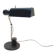 Black desk lamp by Oskar Immerschied for PGH Metalldrücker Halle