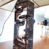 Brutalist lamp Argos by César Baldaccini for Daum