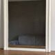 Grand miroir Louis Philippe blanc. 145x90. Fin 19ème.