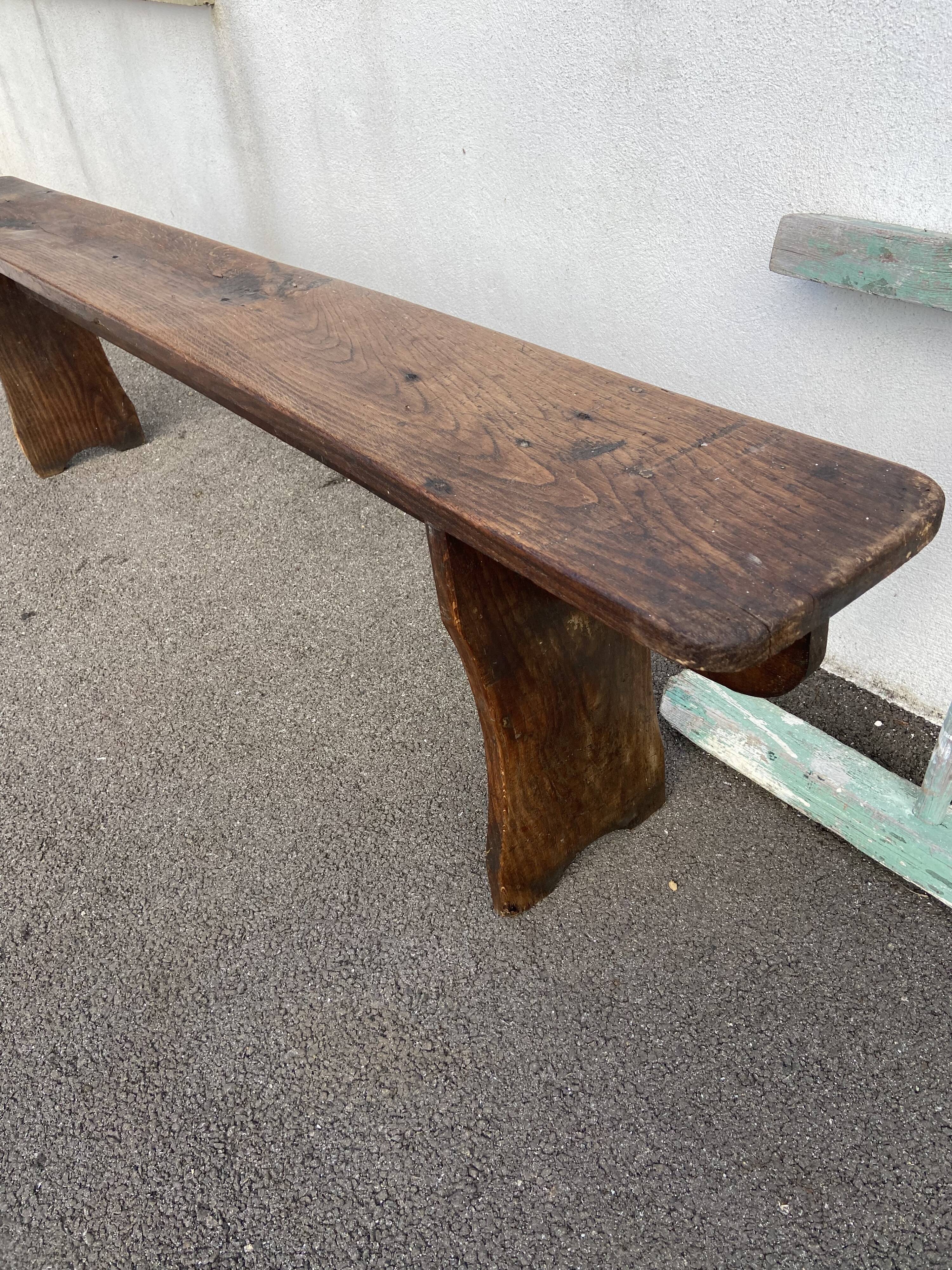 Wooden bench