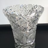 Bohemian crystal vase from the 60s and 70s