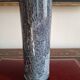 Large blown glass roller vase with speckled gray/purple camaieu decor
