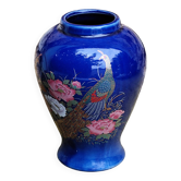 Vase en céramique paon