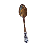 Russian enamelled silver spoon