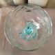 Cup on crystal stand and portious glass