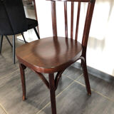 Suite of 4 vintage Baumann bistro chairs