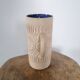 Natural terracotta carafe enamelled inside