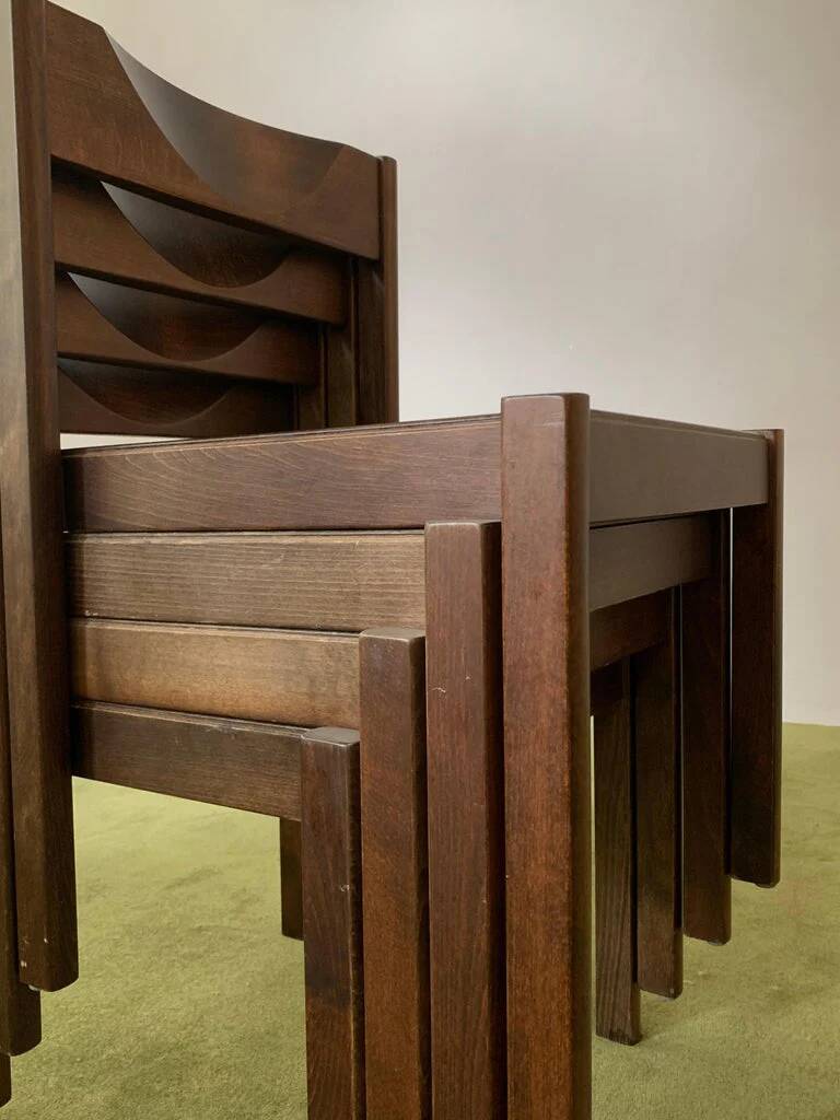 Set de 4 chaises Santo par Edlef Bandixen pour Dietiker 1960s