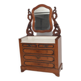 Victorian Toilet with marble and mirror