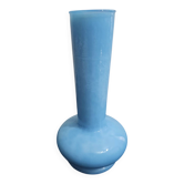 Small vintage turquoise blue opaline vase – Quelle brand