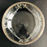 Empty cup engraved glass pockets