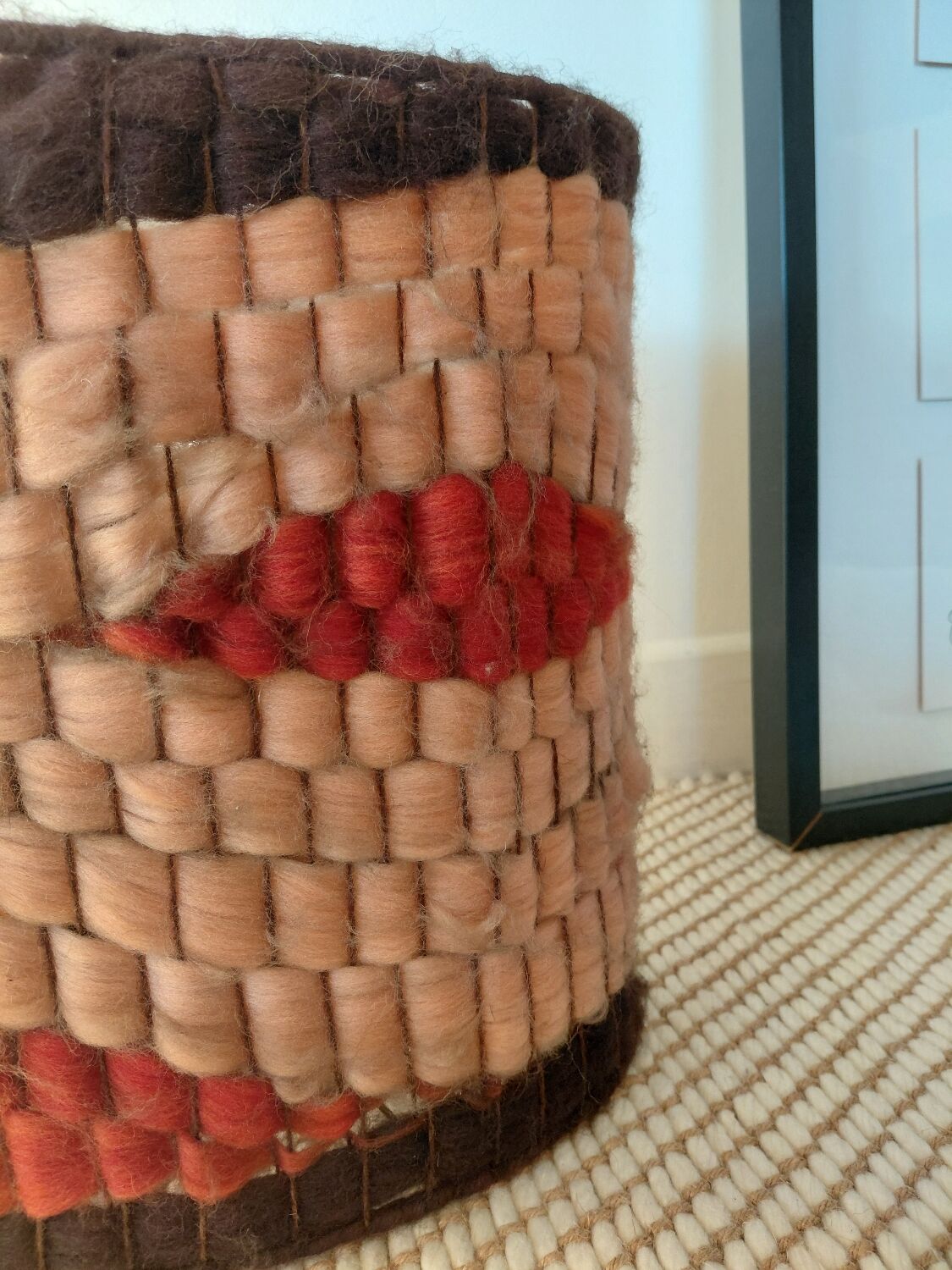 Macramé lampshade 1970