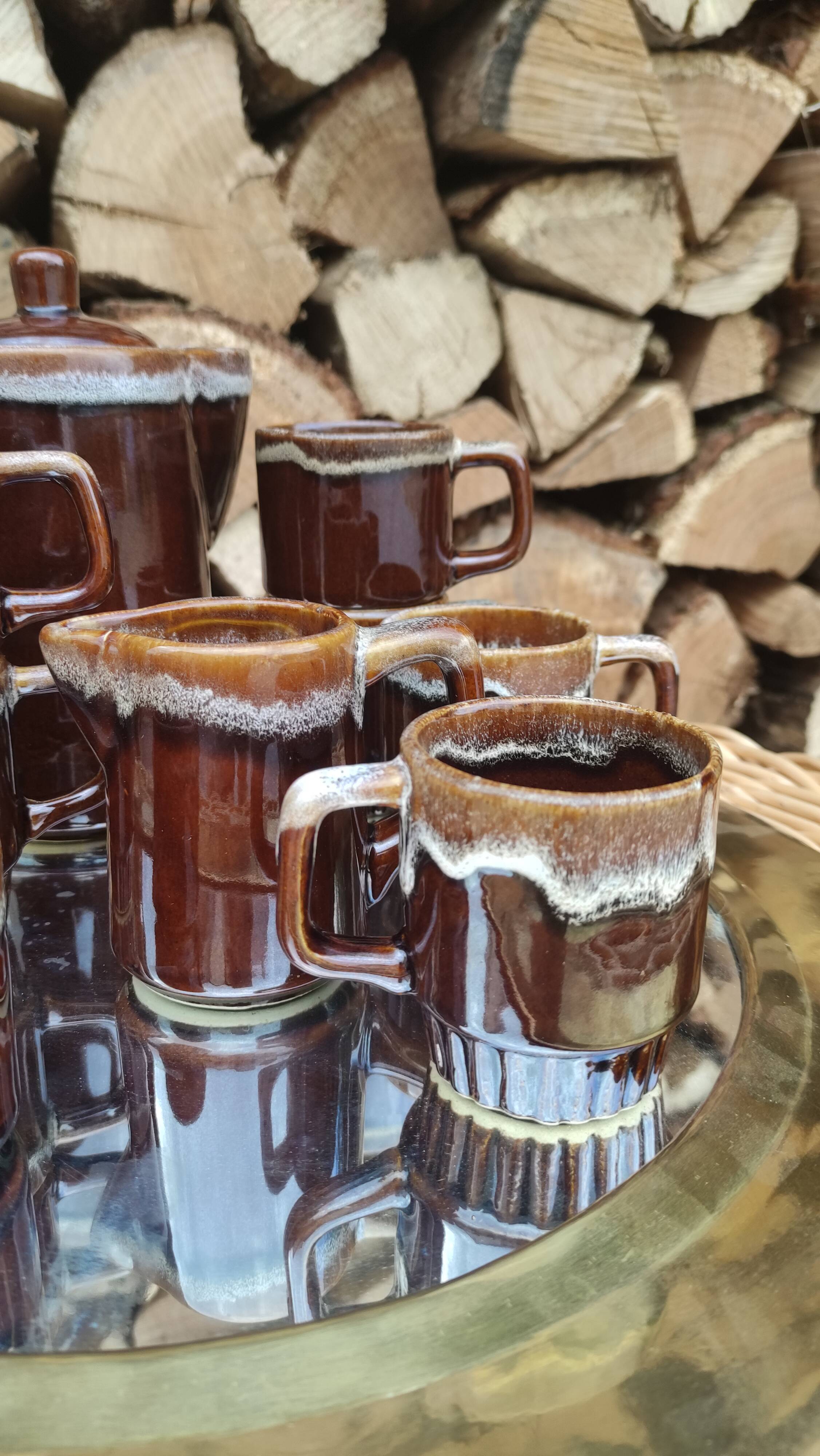 Vintage ceramic coffee or tea set