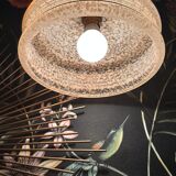 Pink Clichy glass suspension