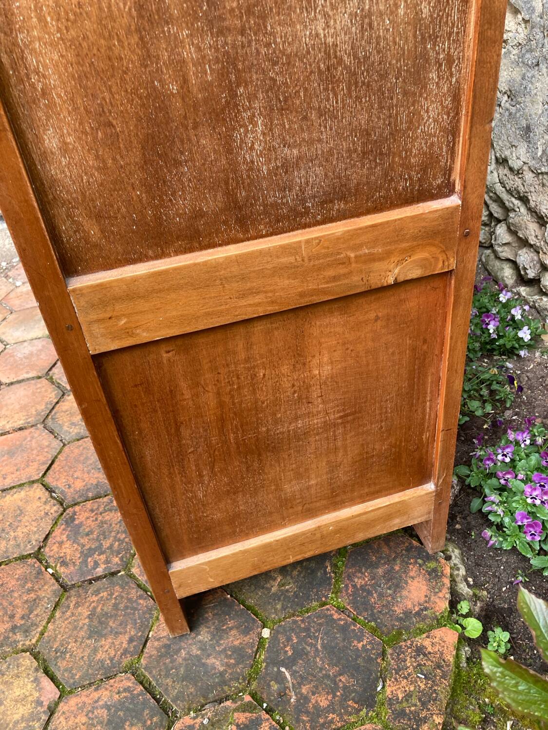 Small antique wardrobe in Art Deco style