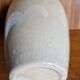 Vintage vase Art Deco style beige iridescent