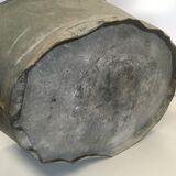 Vintage zinc basin with handle