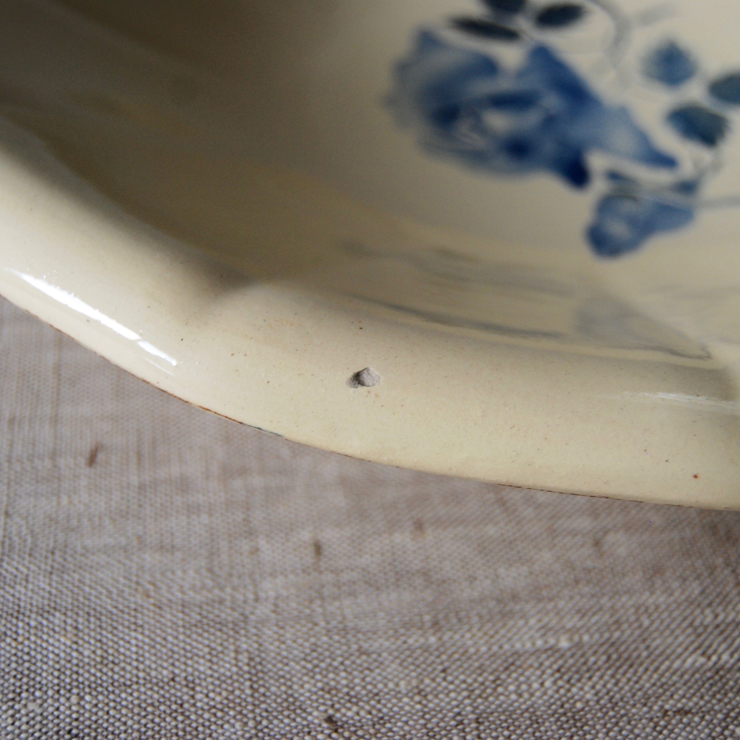 Dish flared Digoin Sarreguemines