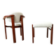 Vintage armchair with footstool, 1960s
