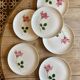 Set of 6 vintage flat plates - Magali model by Villeroy and Boch