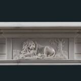 Georgian Statuary Marble Fireplace Surround
