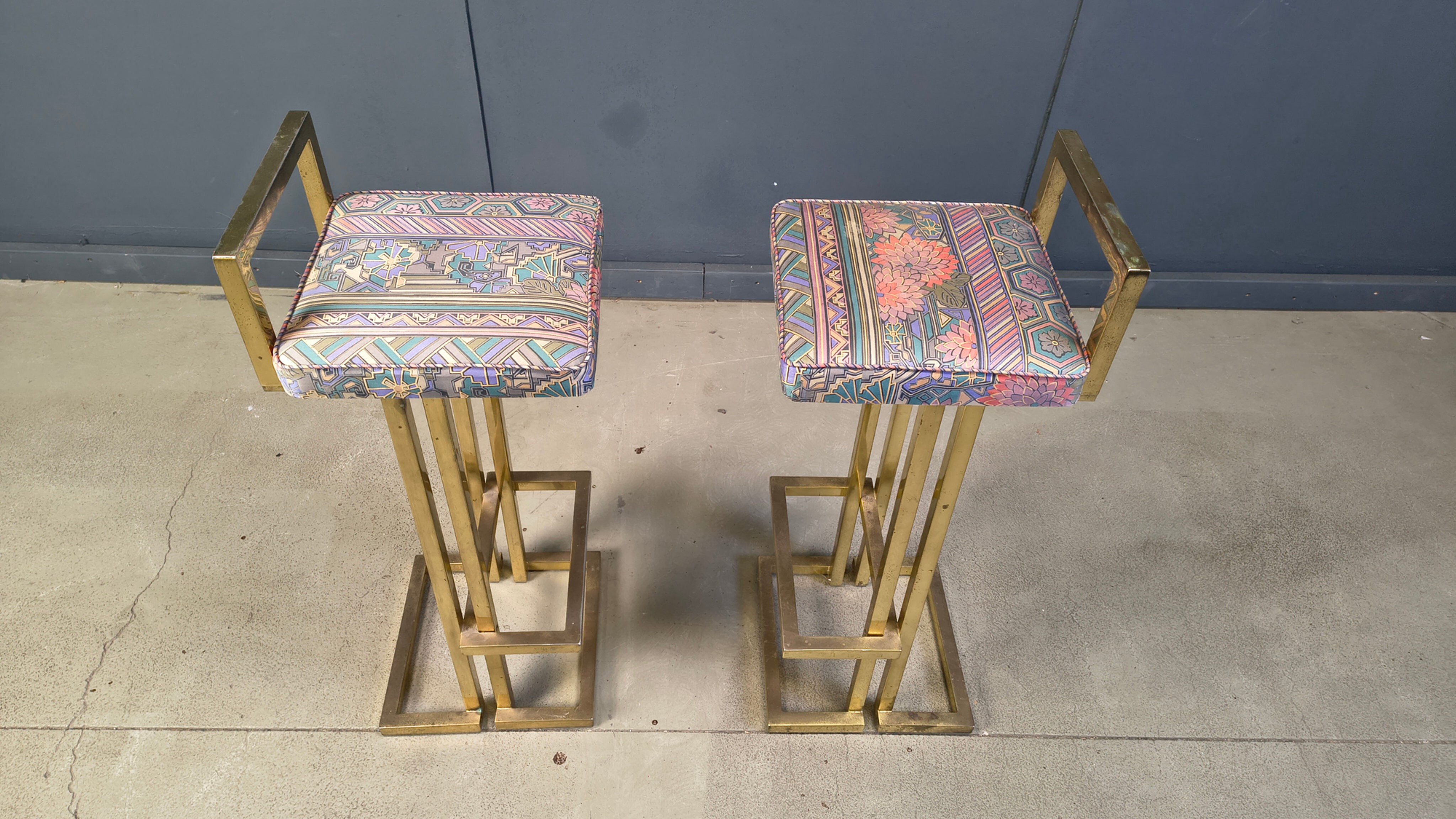 Tabourets de bar Belgochrom, ensemble de 2, années 1970
