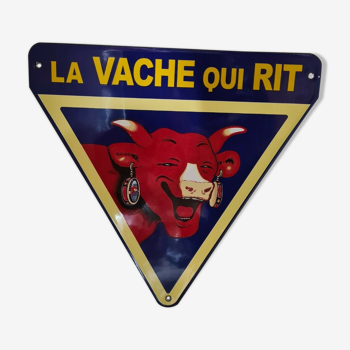 Plaque émaillée la vache qui rit