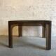 Table basse plastique fumé années 70