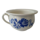 Ancien Pot de Chambre Digoin & Sarreguemines 9334 Floral Bleu