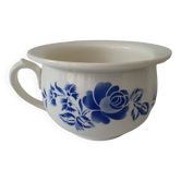 Ancien Pot de Chambre Digoin & Sarreguemines 9334 Floral Bleu