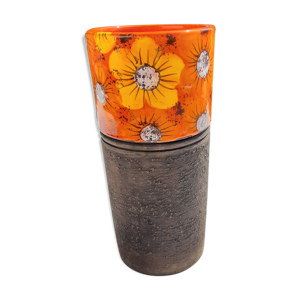 vase vintage grés émaillé - scandinave