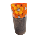 Vintage Vase Enamelled Sandstone of Scandinavian Style