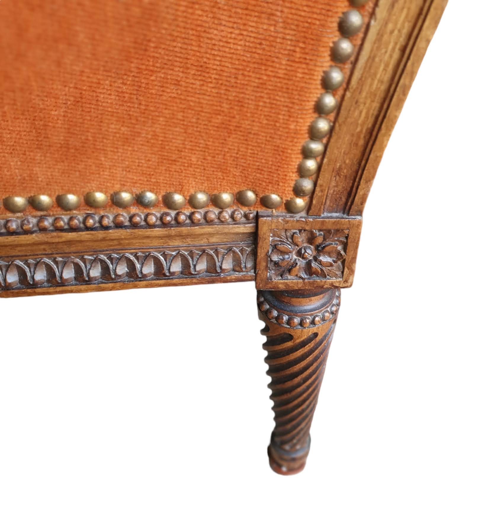 Eared shepherdess armchair