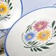 Lot of 7 plates Sarreguemines, model rustic. French Antique