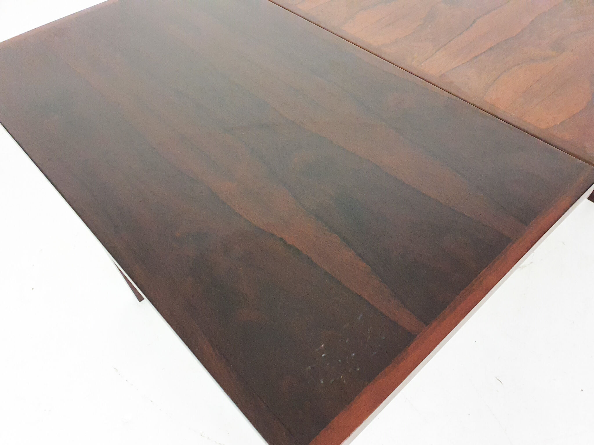 Rosewood dining table with one extension leave, 1960's