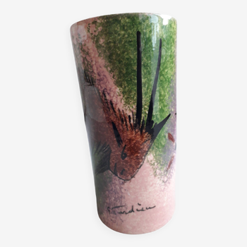 Vintage vase signed Georges Tardieu