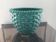 Green art nouveau ceramic planter Gustave Asch