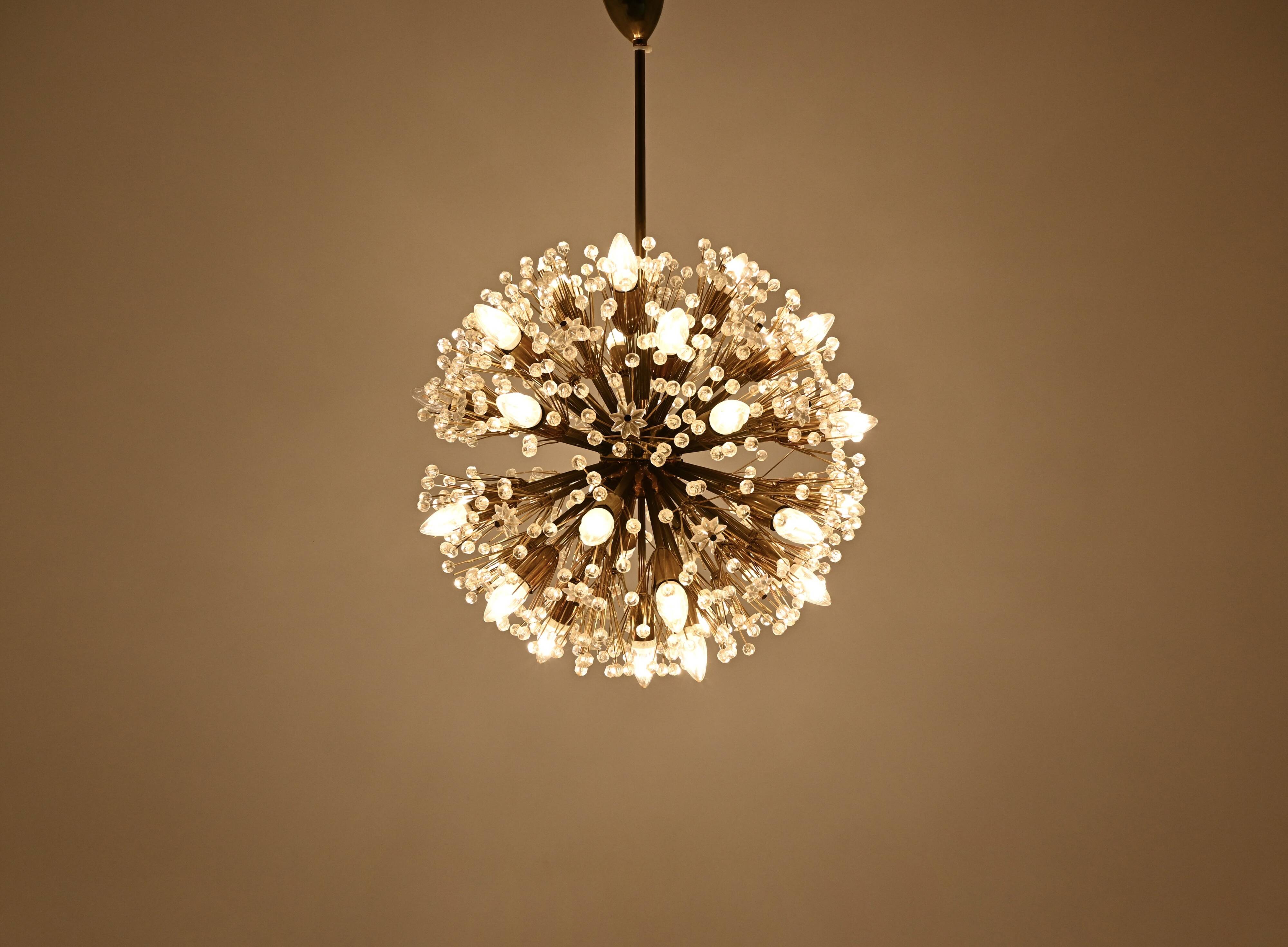 Chandelier by Emil Stejnar for Rupert Nikoll, 1950s