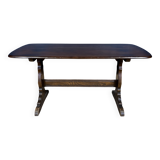 Vintage solid elm ercol dining table from the 50s