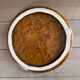 Vintage Vallauris dish from the 70s – Ø 29.5 cm – orange floral decoration