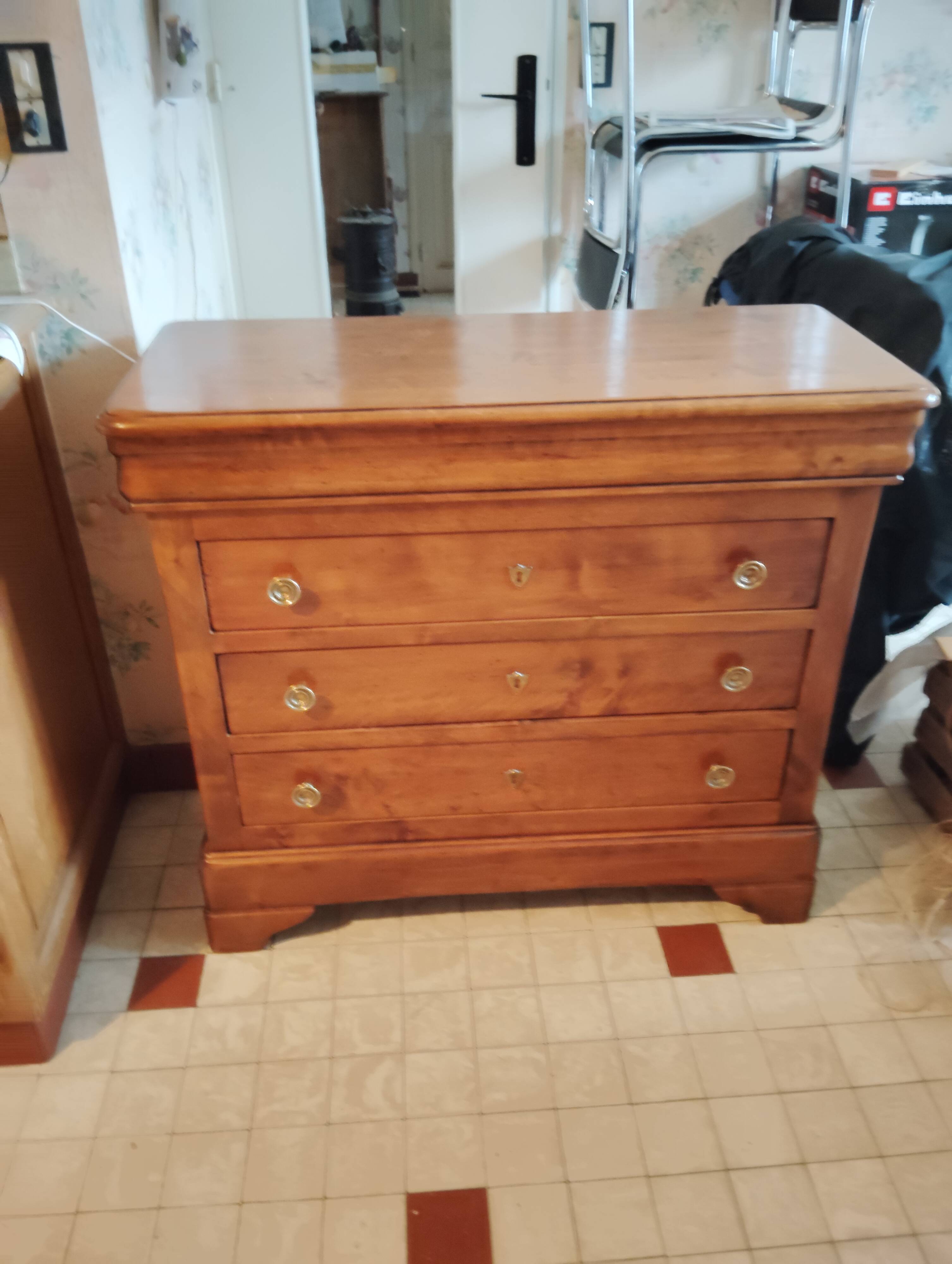 Small Louis Philippe-inspired chest of drawers