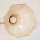 Beige ceramic and gold ceiling lamp from the Hollywood Regency period, Italy, 1960s.