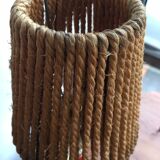 Lamp in ceramics and rope 1950